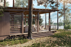 Визуализация беседки для Гордона 2017 г.