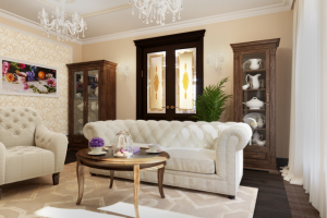 Проект бюджетной дачи. Кухня-столовая и гостиная