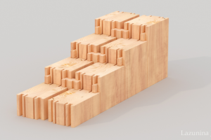 Визуализация клееного бруса для каталога 2018 г.