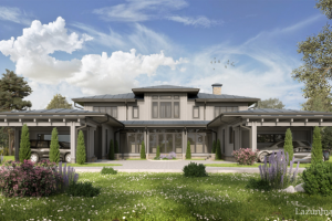 Визуализация коттеджа 2017 г.