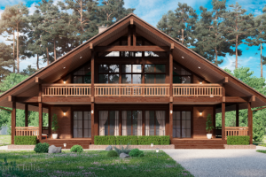 Шале в хвойном лесу 2017 г.