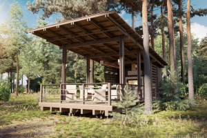 Визуализация беседки для Гордона 2017 г.