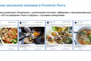 Рекламная кампания в фейсбуке