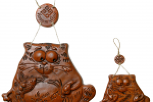 Сувенирная продукция из глины (Коты)