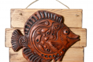 Сувенирная продукция из глины (Рыбка)