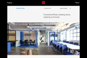 Мультиязычный промо-сайт коворкинга