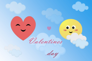 Арт-постер на романтическую тематику.