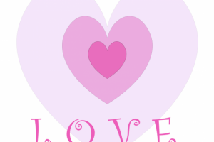 Фон с сердцем.