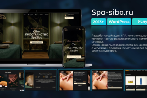 Разработка сайта для СПА-комплекса