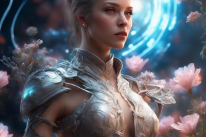 Создание изображение для обложки книги: Воины будущего - фэнтази