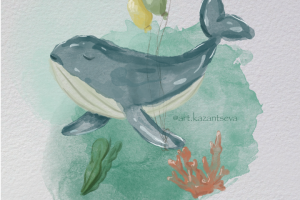 Акварельная иллюстрация