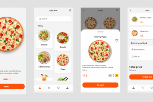 Приложение для заказа еды на FlutterFlow