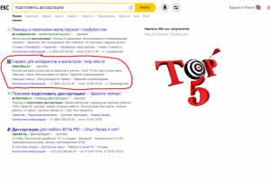 Диссертации и дипломы (запрещённая тематика в Яндекс)