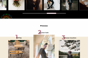 Landing page для фотографа