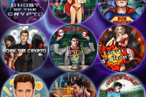 Crypto artwork. Avatar for Telegram