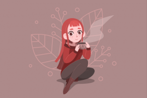 Осенняя девочка