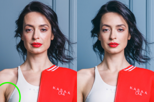 Ретушь женского портрета