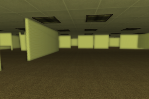 Liminal spaces. Backrooms. Level 0.