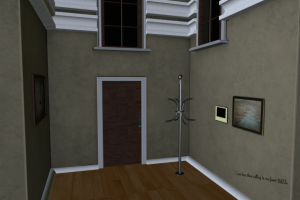 P.T. getting out of the house (выход из дома)