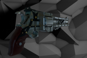 Copy revolver Blue Rose (Копия револьвера Синяя Роза)