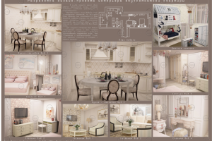 Разработка дизайн-интерьера двухкомнатной квартиры