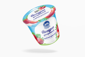 Упаковка йогурта для фирмы Белый Терем
