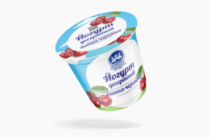 Упаковка йогурта для фирмы Белый Терем