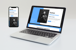 Сайт-визитка, Лендинг личного резюме