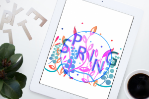 Векторная иллюстрация для блога