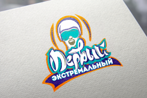 Логотип подкаст-проекта о спорте "Первый экстремальный"