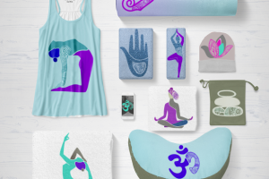 Принты для йога-студии