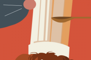 Дизайн постера по мультику "Рататуй"