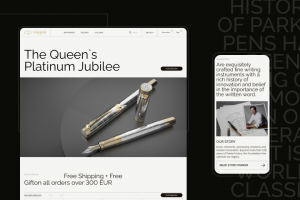 Parker Pens | E-commerce redesign
