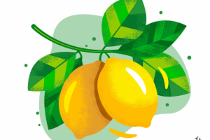 Иллюстрация лимоны