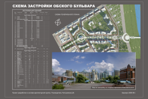 Схема застройки микрорайона