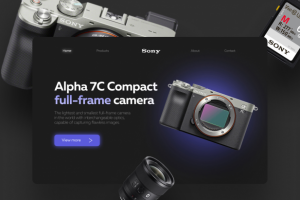 Концепт для фотокамеры Sony Alpha 7C