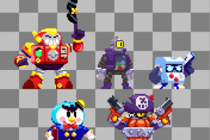Спрайты персонажей (из Brawl stars)