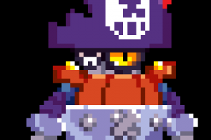 небольшая анимация ходьбы Дэррила (из Brawl stars)