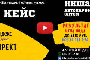 Снижение цены лида в 8 раз | Настройка Яндекс директ | Ниша авто