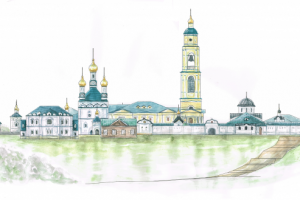 Панорама монастырского комплекса