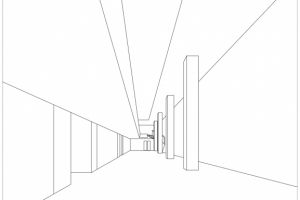 Чертеж коридора