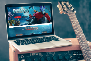 Дизайн игрового сайта по продаже Overlord 3