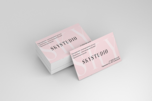 Оформление визитки для Lash студии