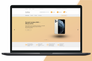 Дизайн интернет-магазина TechShop