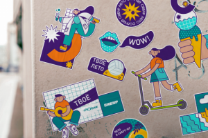 Стикеры для подростковой программы СИБУР Поколение