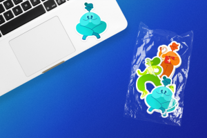 Иллюстрации для стикеров программы здоровья СИБУР