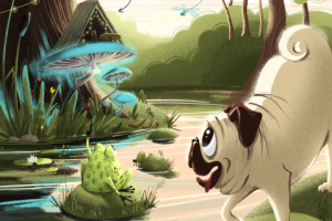 illustration for a children's book