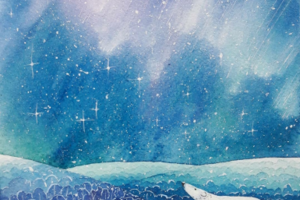 Illustration for a New Year's card