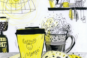 Иллюстрация для кофейни