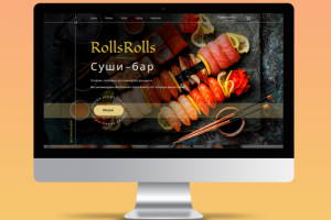 Лендинг суши-бара